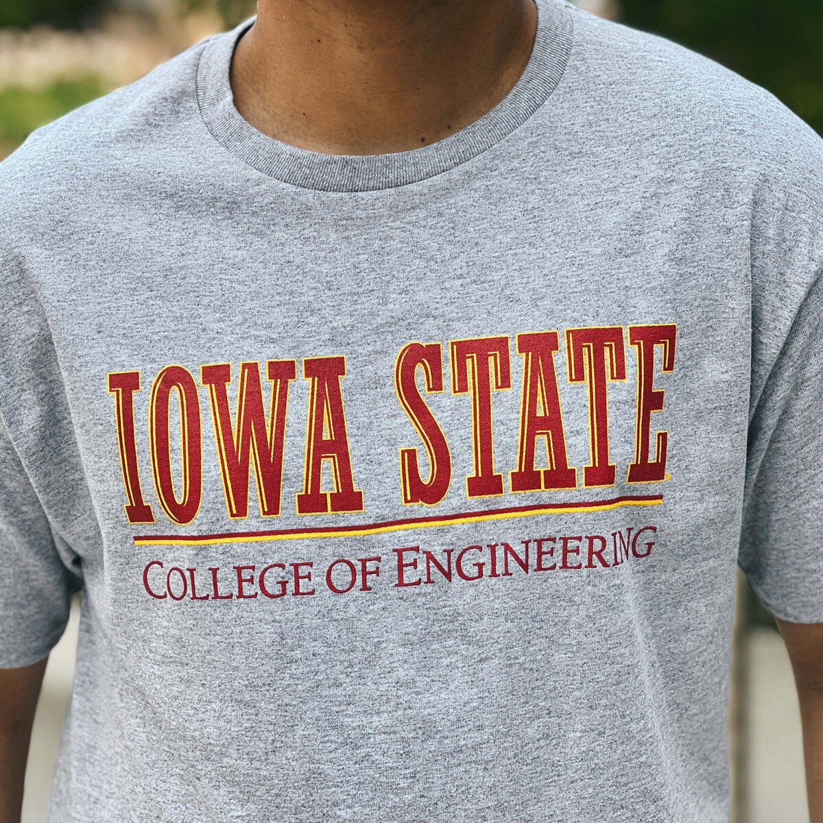 Champion® College of Engineering I-State Gray T-Shirt